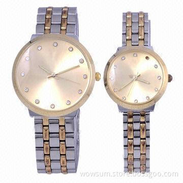 Hot Sale Couple Watch with PC21 Movement, 30 Meter Water Resistant